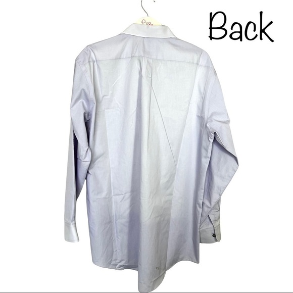 Stafford Performance The Super Shirt Dress Shirt Classic Fit Neck Size 17.5 - Picture 8 of 16